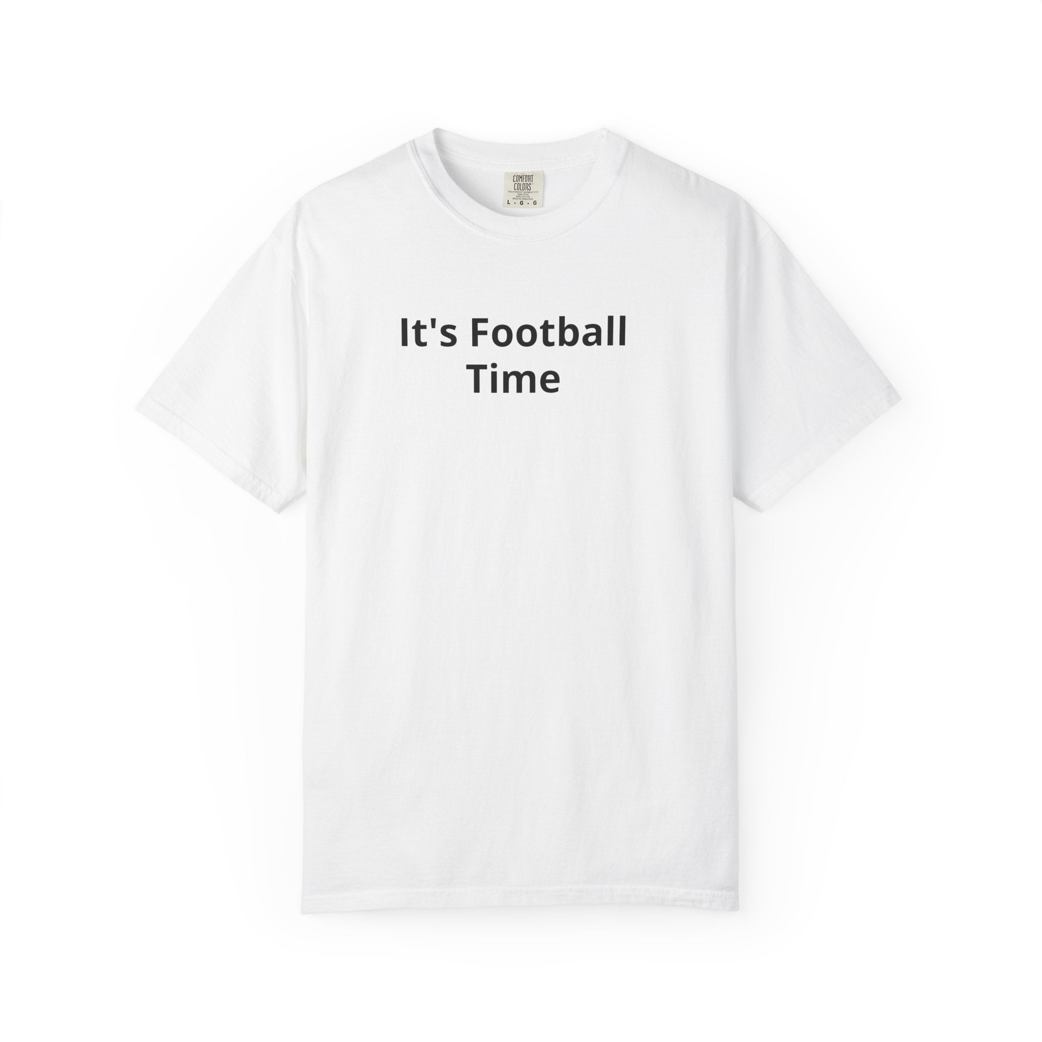 Football Time T‑Shirt — 'It's Football Time' Graphic Tee with Game Day Elephant Back Print