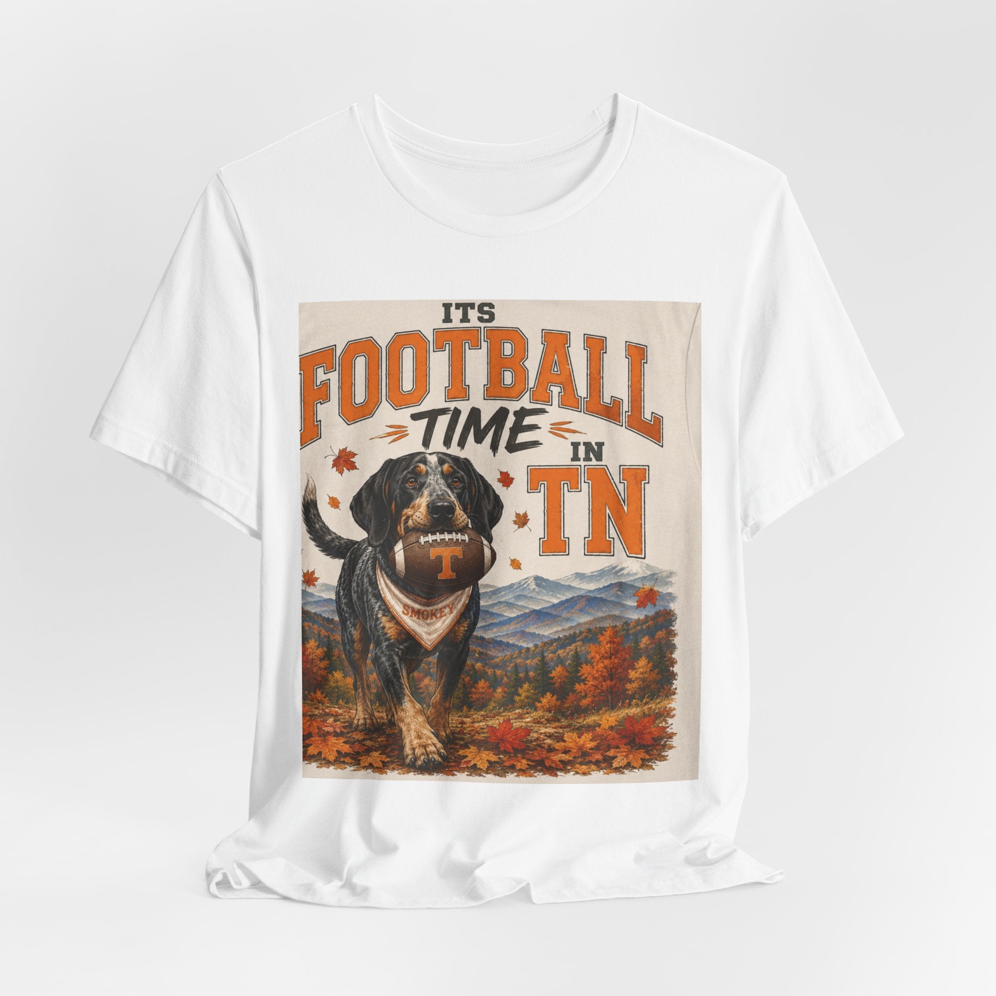 Football Time in TN T‑Shirt — Vintage Tennessee Football Graphic Tee