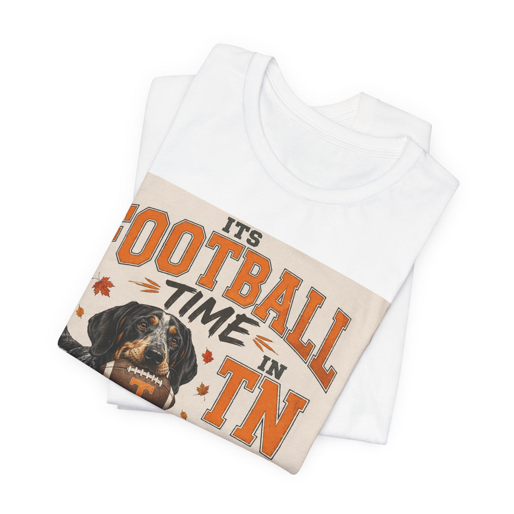 Football Time in TN T‑Shirt — Vintage Tennessee Football Graphic Tee