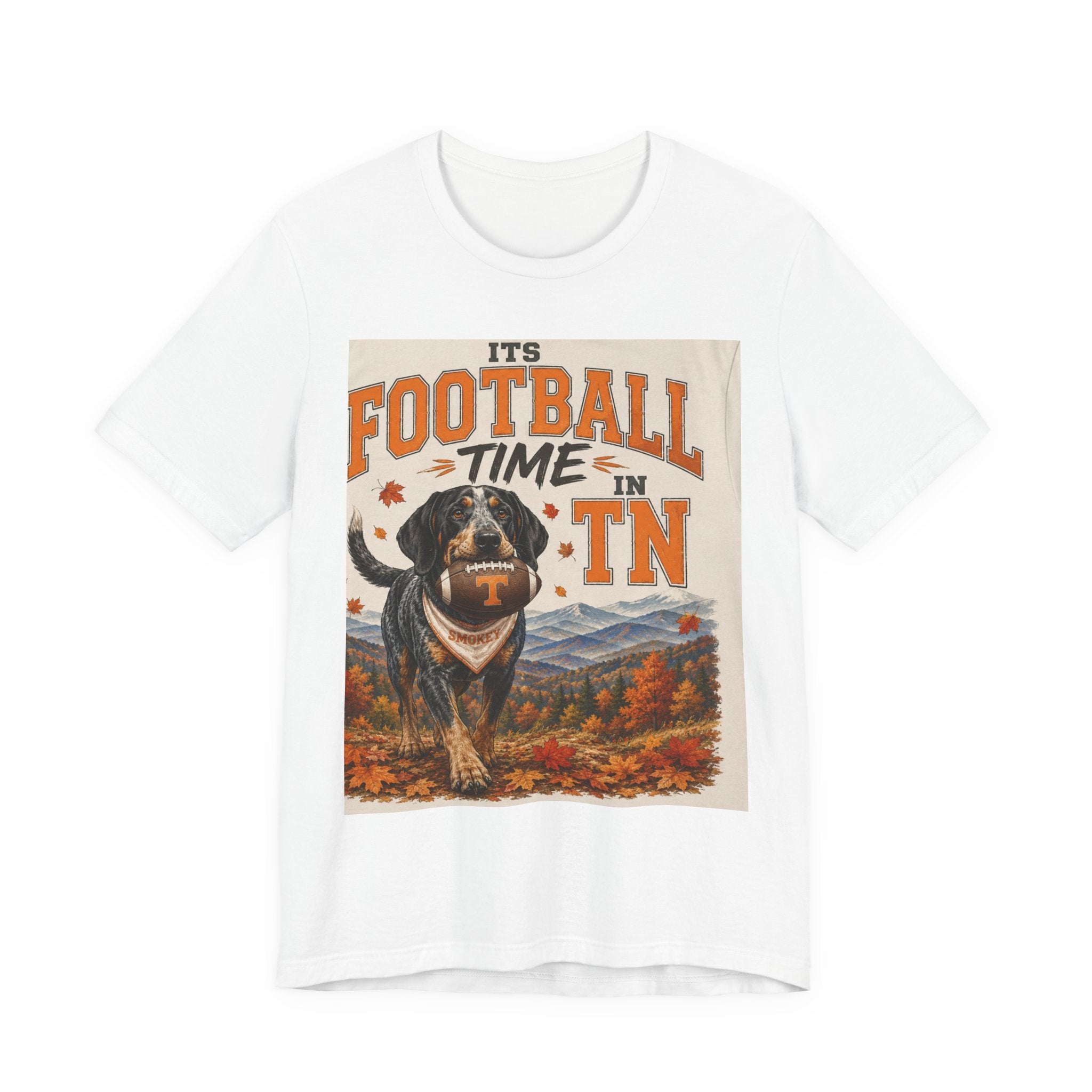 Football Time in TN T‑Shirt — Vintage Tennessee Football Graphic Tee