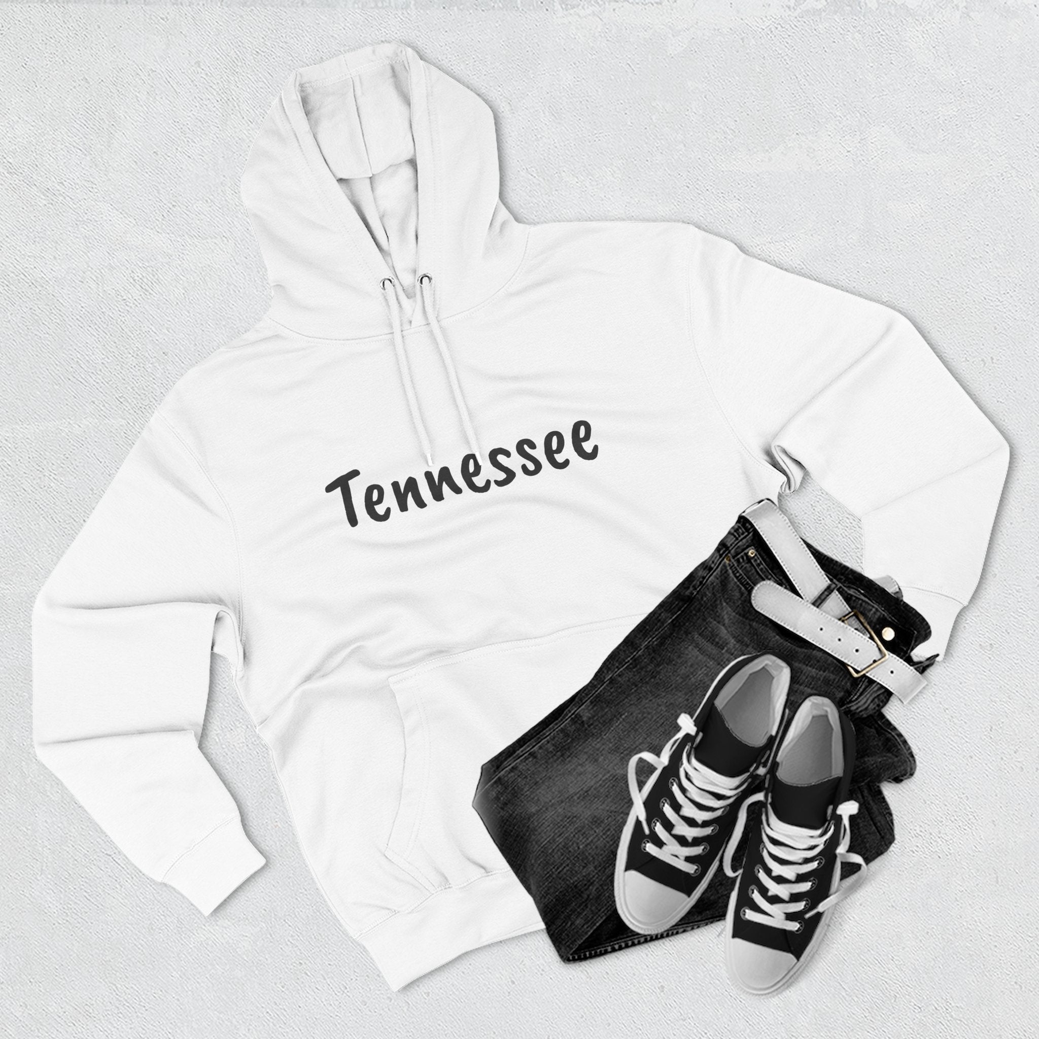 Tennessee Football Hoodie — 'It's Football Time in TN' Vintage Dog Design