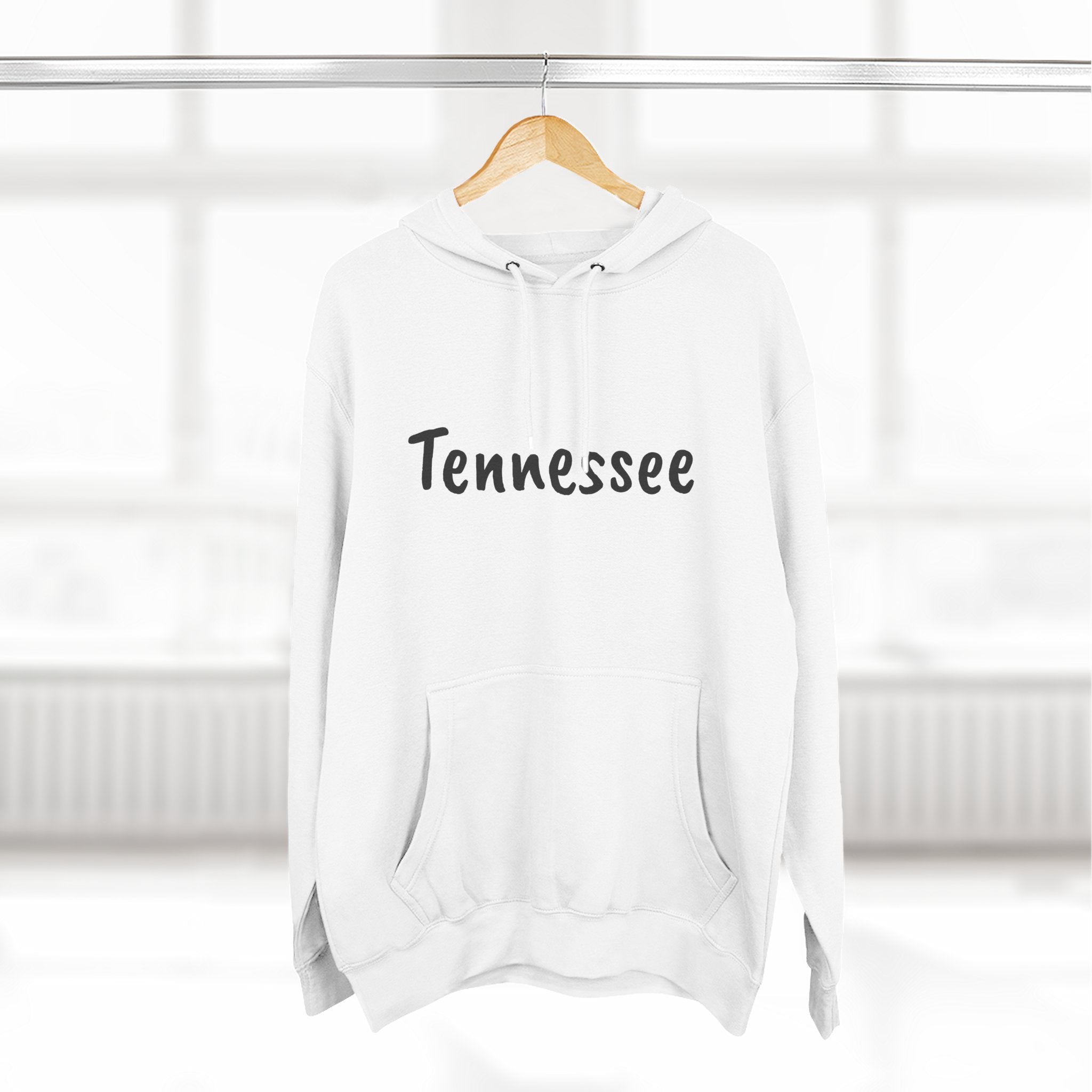 Tennessee Football Hoodie — 'It's Football Time in TN' Vintage Dog Design