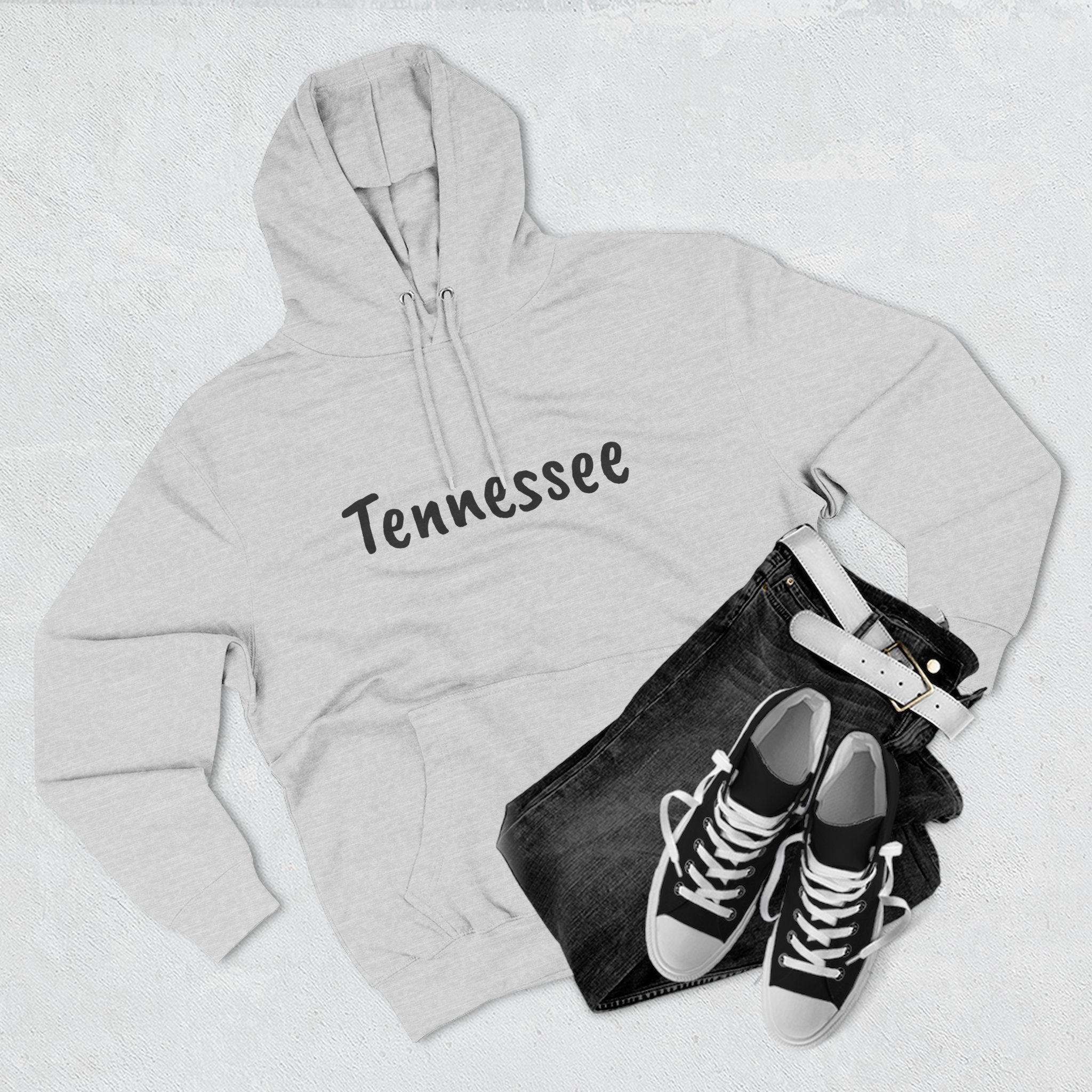 Tennessee Football Hoodie — 'It's Football Time in TN' Vintage Dog Design